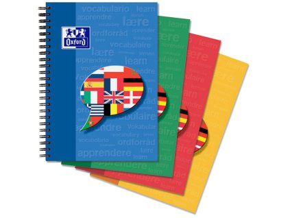 Oxford, Slovníček Vocabulary, A5, 48 listů, linkovaný, mix barev