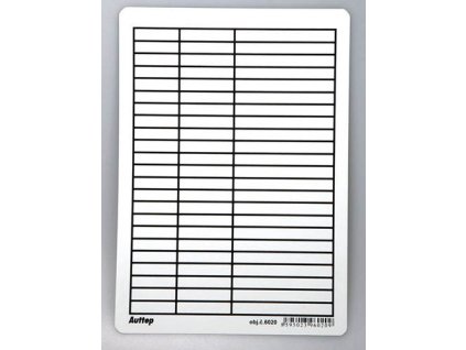 Podložka do sešitů A5 PVC - linka / čtvereček