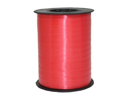 Ozdobná stuha vánoční - červená / 500m