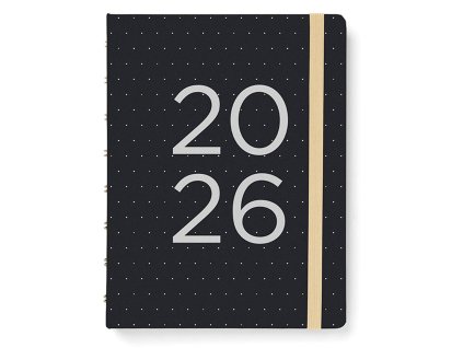 Filofax, plánovač Moonlight 2026, A5, černý