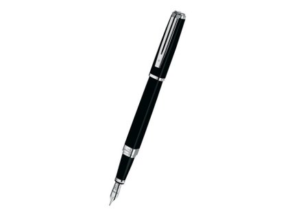 Waterman Exception Slim Black Lacquer ST (Provedení plnící pero - hrot F)