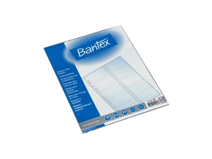 Bantex, Kapsa na 20 vizitek, A4, transparentní, balení 10 ks