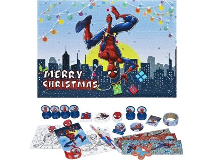 Adventní kalendář Spider-Man modrý