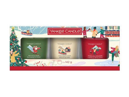 Yankee Candle dárková sada 3 svíček tumbler 2025