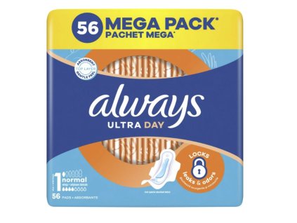 Always Ultra Day Normal dámské vložky - 56 ks