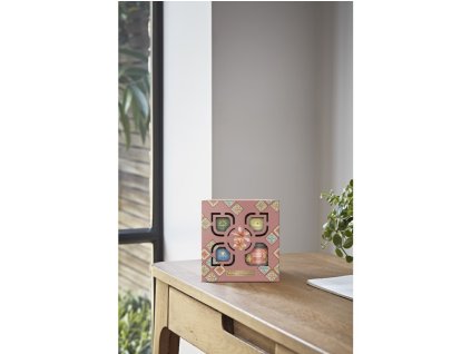 DÁRKOVÁ SADA SIGNATURE TUMBLER A 3 SKLENĚNÉ VOTIVNÍCH SVÍČKY