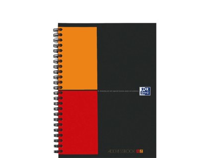 Oxford, Adresář International Addressbook, A5, 72 listů, linkovaný, šedá