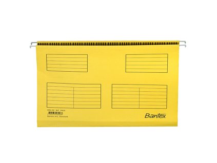 Bantex, Závěsná kapsa pro kartotéku, A4 (Barva žlutá)