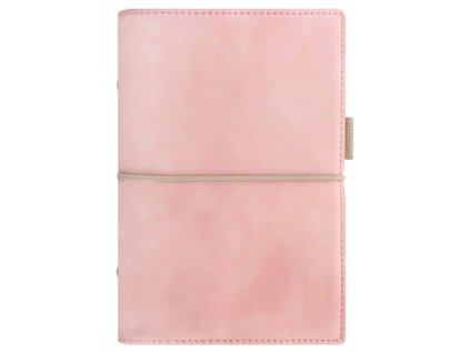 Filofax, Diář Domino Soft, osobní (Barva pastelová růžová)