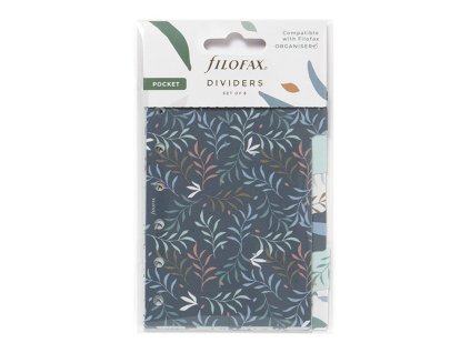 Filofax, Rozřazovač pro diáře, Botanical (Velikost kapesní)