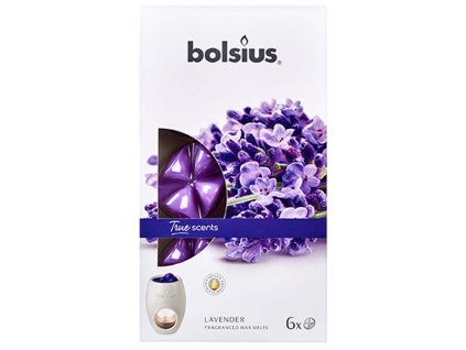 Bolsius vonný vosk Lavender Aromatic 2.0 True Scent Vosk 6ks