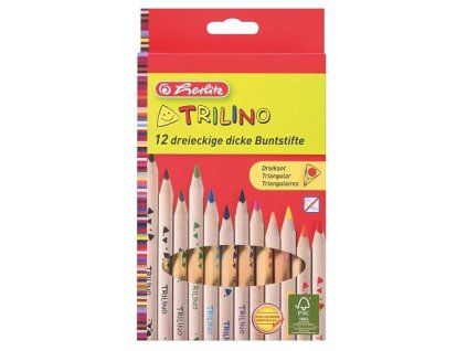 Herlitz - Pastelky 12 ks NATUR Jumbo