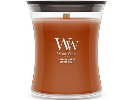 WoodWick Saffron Smoke svíčka střední