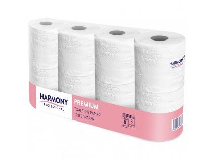 toaletni papir harmony professional 3vr celuloza bily 80 56x295 m