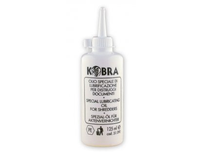 čistící olej Kobra do skartovaček 125 ml