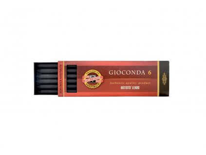 Koh-i-noor, tuha pro umělecké kreslení 6 kusová sada II. GIOCONDA 4869  průměr tuhy 5,6 mm délka tuhy 120 mm