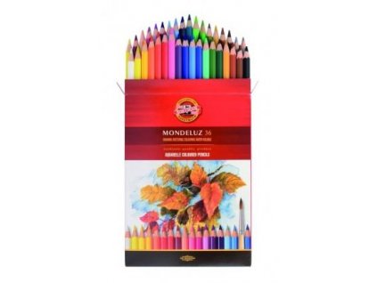 Koh-i-noor, mondeluz umělecké akvarelové pastelové tužky 3719 36 ks v sadě