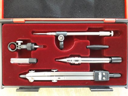 Koh-i-noor, souprava 6168, kružítko + rýsovadla