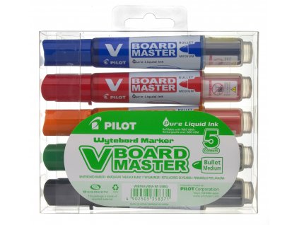Pilot, sada popisovačů na bílé tabule, V-Board Master