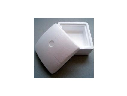 krabička čtvercová, polystyren 130x130 mm