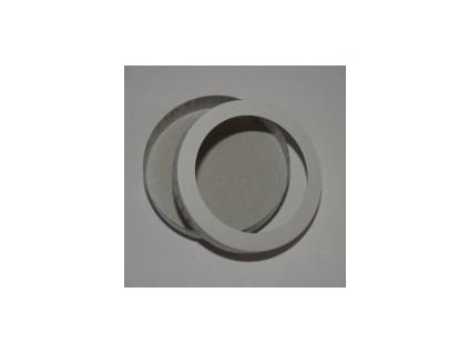 Lampion kruh 15,3 cm bílý, dno + víčko