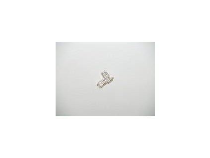 Uzávěr magnetický 8mm, 5ks, imitace stříbra