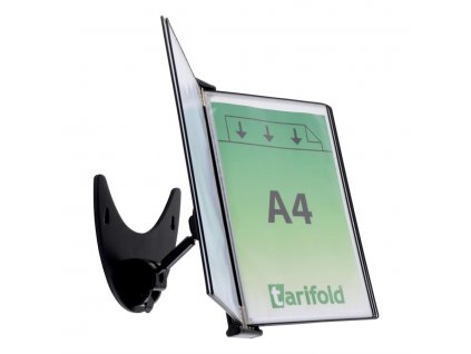 Tarifold, pultový stojan 3D s 5 kapsami černý