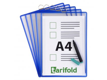 Tarifold, kontrolní kapsy s očkem A4 na výšku