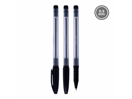 Spoko, jednorázové kuličkové pero (Barva černá)