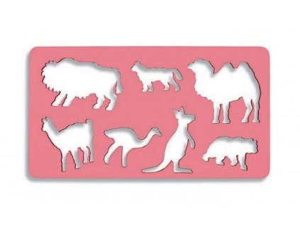 Koh-i-noor, šablona exotická zvířátka