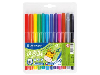 Popisovače Centropen 7550/12 - sada 12 ks