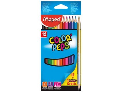 PASTELKY MAPED COLOR'PEPS - 12 BAREV + 1 DUO PASTELKA