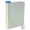 Bantex, Prezentační pořadač, 4 kroužkový, PP, A4, bílá (Šířka hřbetu 4 cm)
