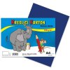 kreslicí karton A4, barevná čtvrtka, 180g/m, 50 listů
