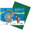kreslicí karton A4, barevná čtvrtka, 180g/m, 50 listů
