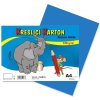 kreslicí karton A4, barevná čtvrtka, 180g/m, 50 listů