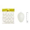 Velikonoční plastová vejce - 60 mm / 12 ks - bílá