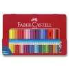 Pastelky Faber-Castell Grip 2001, trojhranné, plechová krabička, 48 barev