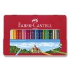 Pastelky Faber-Castell, šestihranné v plechové krabičce, 36 barev
