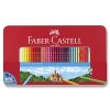 Pastelky Faber-Castell, šestihranné v plechové krabičce, 60 barev + příslušenství