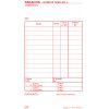 Baloušek paragon daňový doklad blok - 80 x 150 mm / nečíslovaný / 50 listů / ET010, nepropisující
