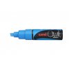 UNI PWE-8K křídový popisovač UNI Chalk Marker, 8 mm (Barva bílá)