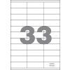 Spoko samolepicí etikety, 70 x 25,4 mm, papír/A4, bílé