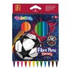 Colorino fixy - Fotbal, 12 barev