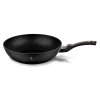 BERLINGERHAUS Pánev WOK s mramorovým povrchem 30 cm Black Rose Collection BH-6178