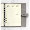 Filofax, Kalendář 2025 A5, týden/2 strany, sloup, krémová, 5 jazyků