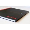 Oxford, Zápisník Black n´ Red Notebook, 70 listů, linkovaný, černá (Velikost A4)