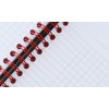 Oxford, Zápisník Black n´ Red Notebook, 70 listů, čtverečkovaný, černá (Velikost A4)