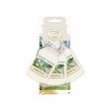 YANKEE CANDLE CLEAN COTTON VŮNĚ DO AUTA - SADA (3 KS) PAPÍROVÝCH AUTO VISAČEK