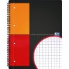 Oxford, Zápisník International Filingbook, A4+, 100 listů, čtverečkovaný, šedá